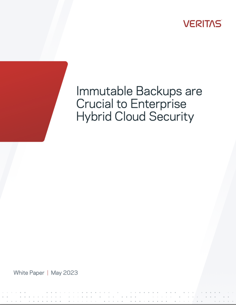Immutable Backups are Crucial to Enterprise Hybrid Cloud Security